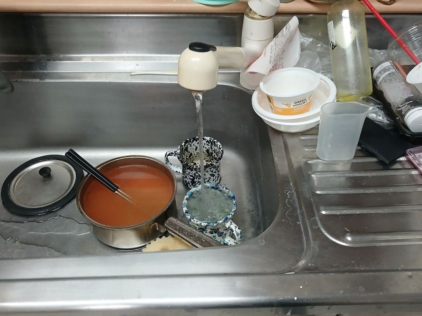 검단구 동파해빙 후 주방 수전 물 나옴 확인